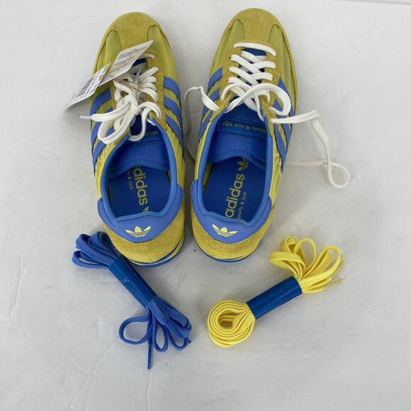 Adidas Sporty and Rich SL72 Yellw and Blue Sneaker Women's Size 9 - Picture 8 of 10